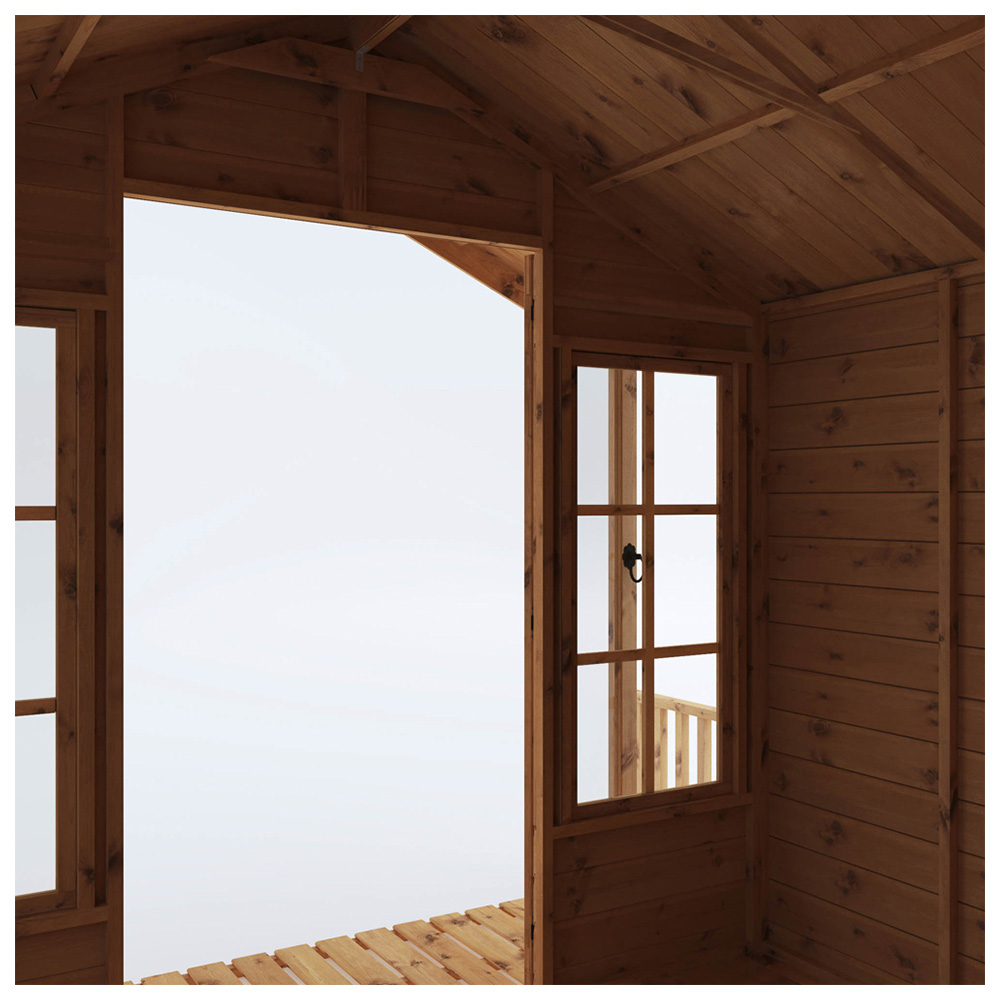 Mercia 10 x 8ft Double Door Premium Traditional Summerhouse Image 3