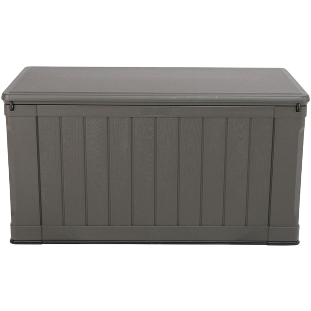 Lifetime Products 439L Brown Outdoor Deck Storage Box Image 3