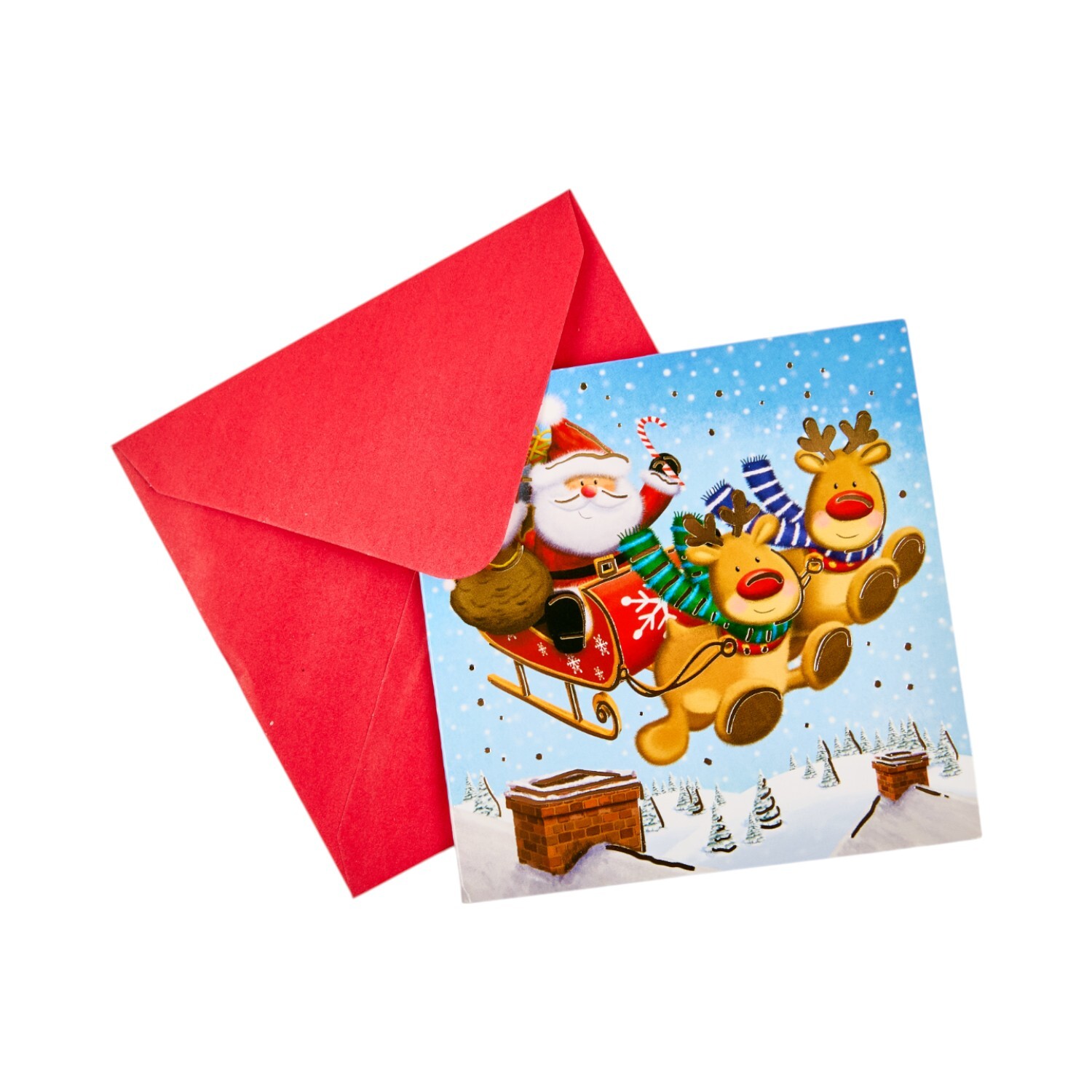 Pack of 20 Kids Santa Cards Image 3