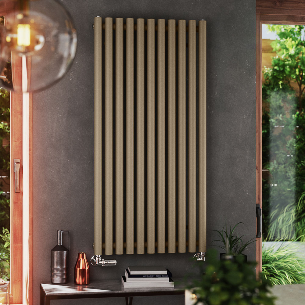 Terma Rolo Room 3028 BTU Quartz Mocha Radiator 1200 x 590mm Image 2