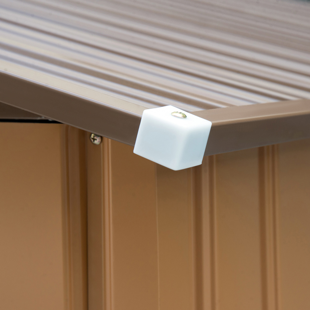 Outsunny 9x6ft Metal Storage Shed Image 3