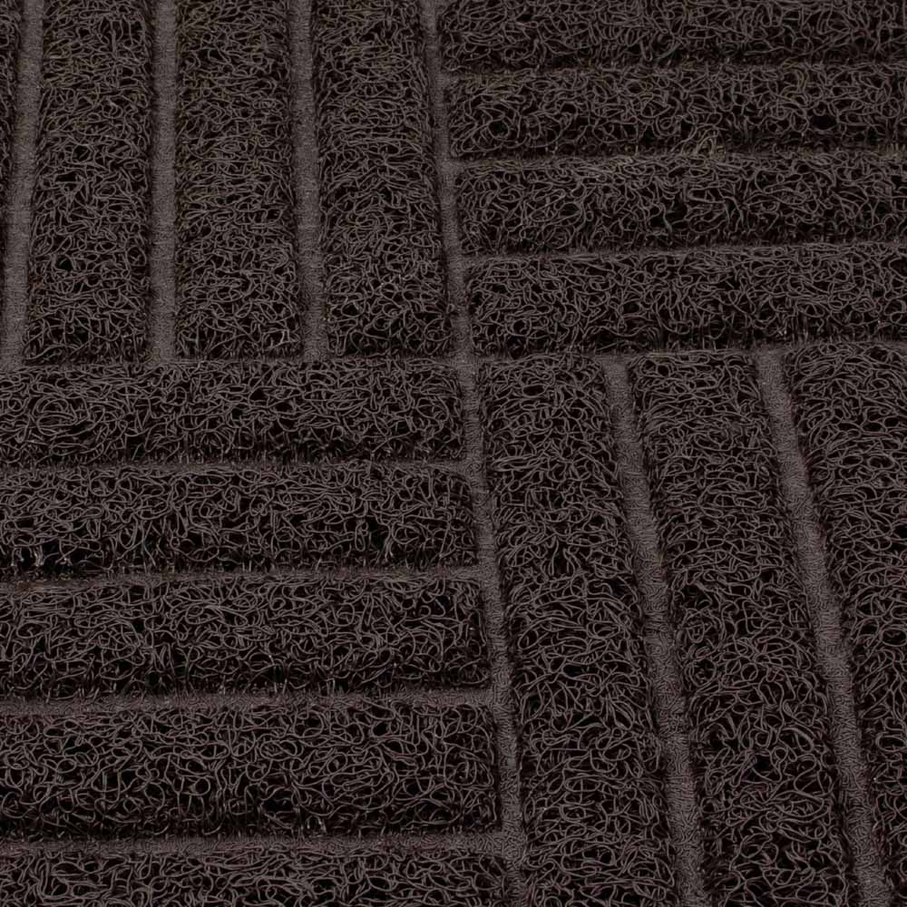JVL Brown Square Mud Grabber Scraper Doormat 40 x 60cm Image 4