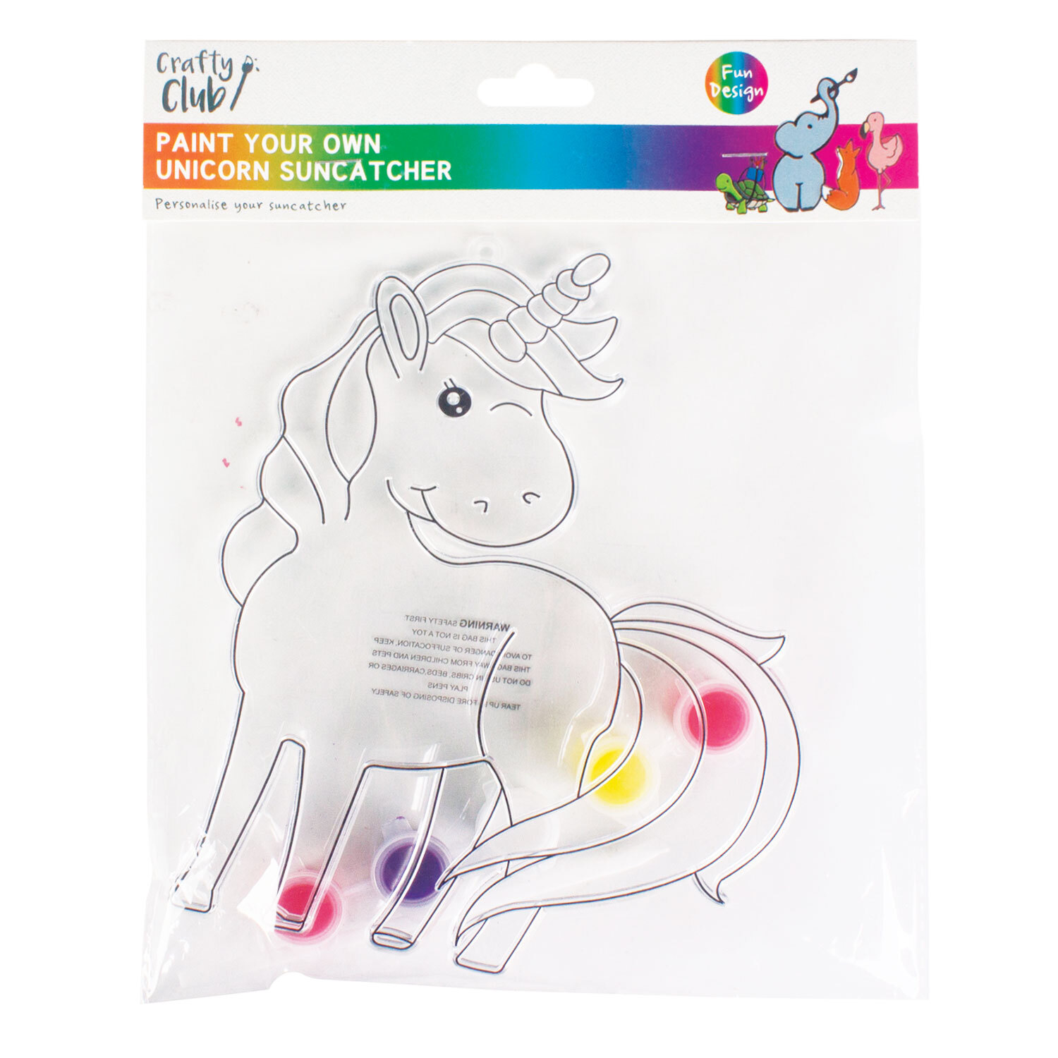 Single Crafty Club Paint Your Own Unicorn Kit in Assorted styles Image