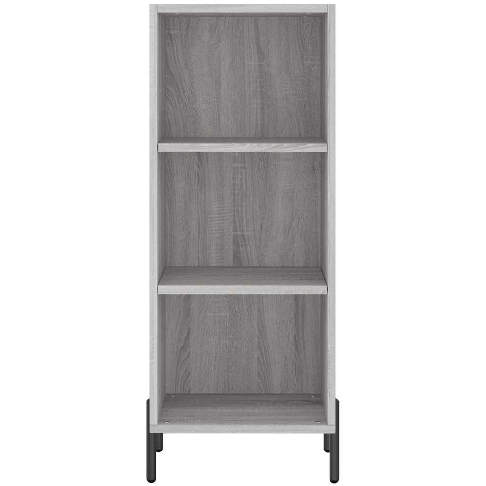 vidaXL Single Door 3 Shelf Grey Sonoma Highboard Image 6