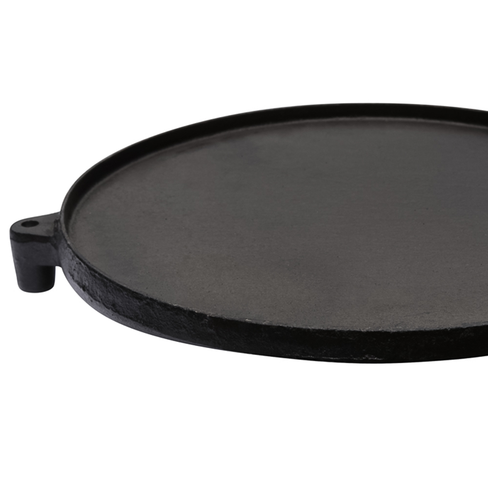 Gardeco Cast Iron Swivelling Hotplate and Frying Pan with Edge 30cm Image 2