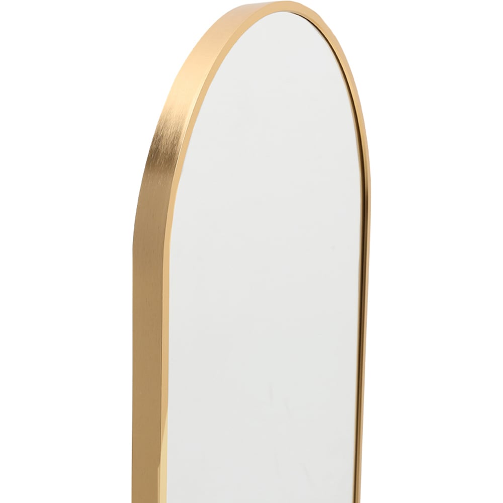 Living and Home Gold Arched Full Length Mirror 40 x 120cm Image 3