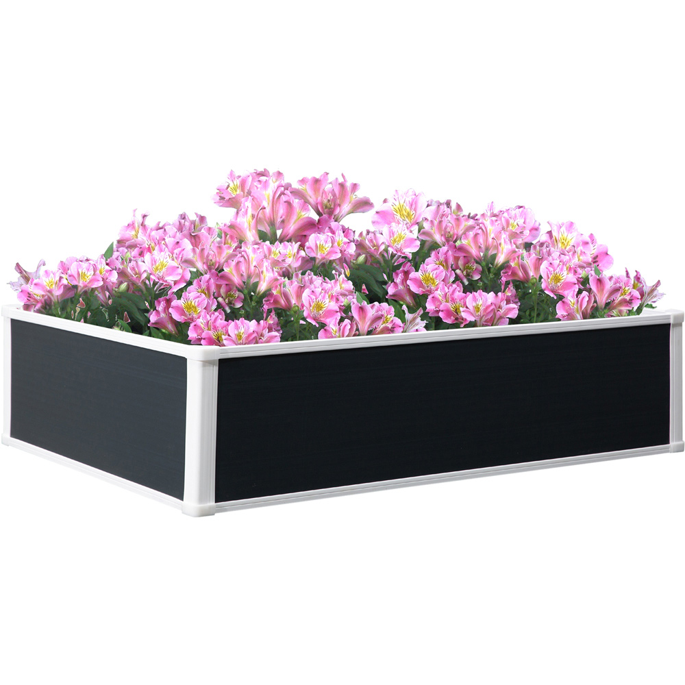 Outsunny Raised Flower Vegetable Pot Image 1