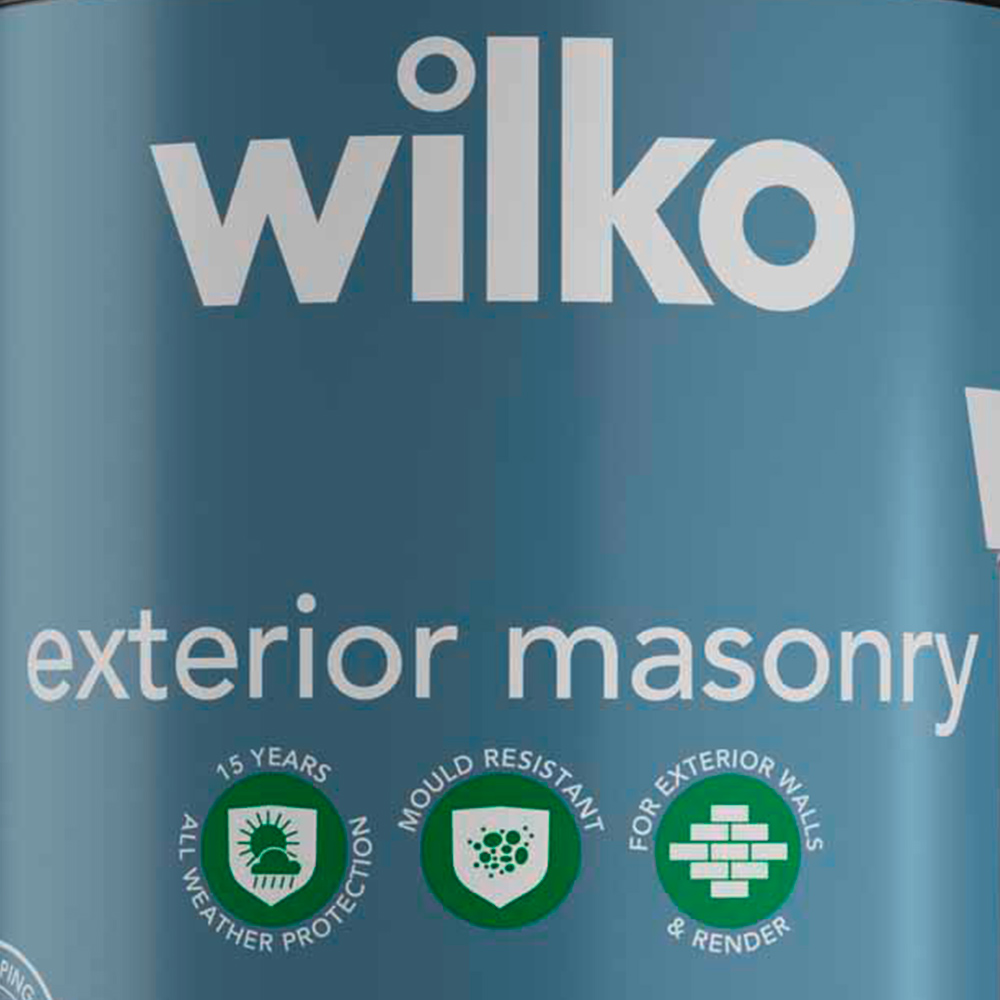 Wilko Pebble White Smooth Masonry Paint 5L Image 3