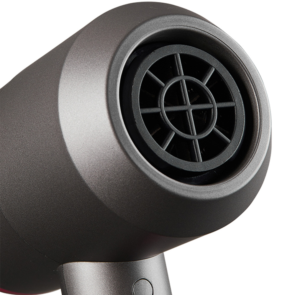 Living and Home Silver Hair Dryer with 2 Attachments and 1 Diffuser Image 2