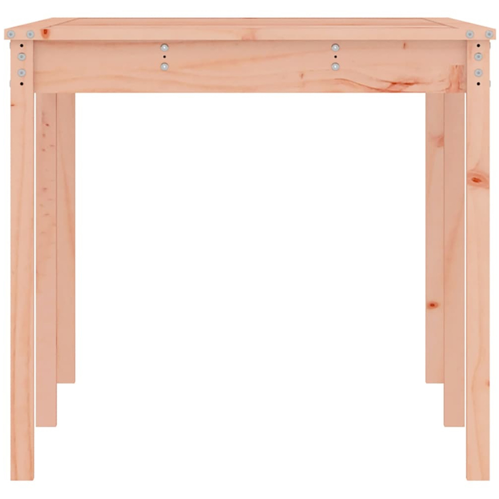 vidaXL 6 Seater Solid Douglas Wood Garden Dining Table Natural Image 5