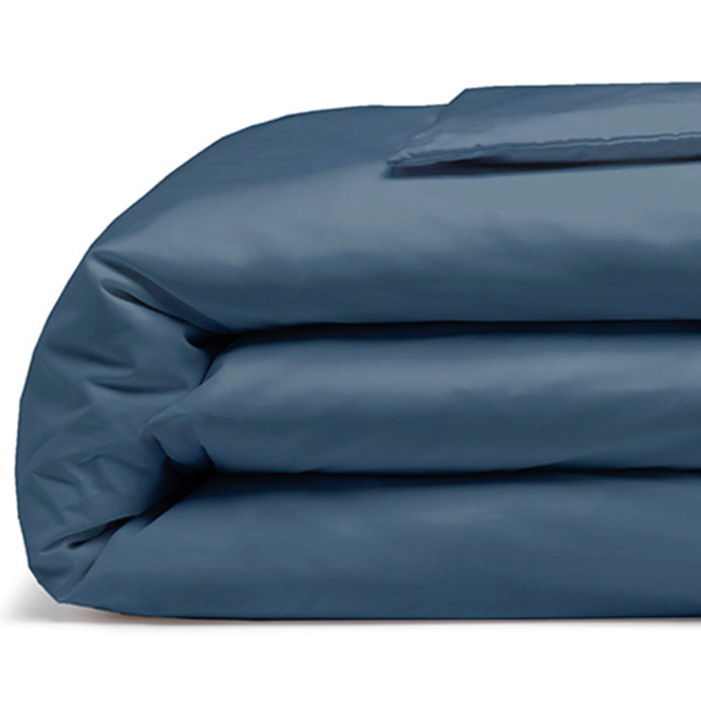 Serene Double Navy Duvet Cover Image 2