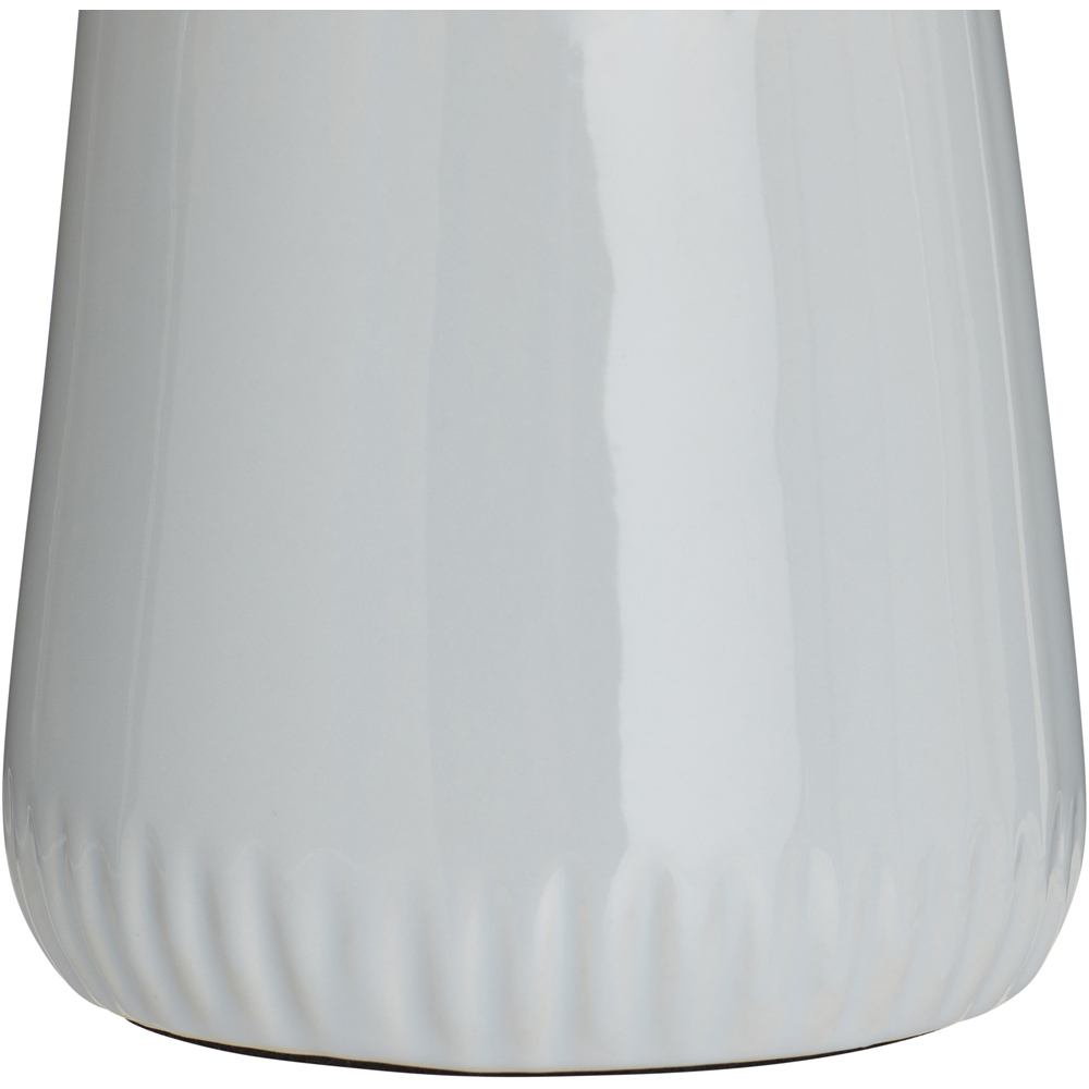 Wilko White Ceramic Dash Table Lamp Image 5