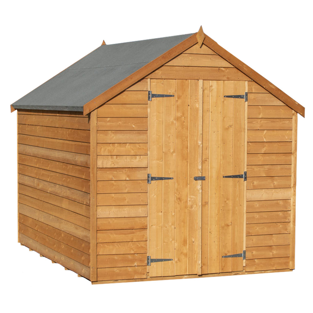 Shire 8 x 6ft Double Door Overlap Dip Treated Shed Image 1