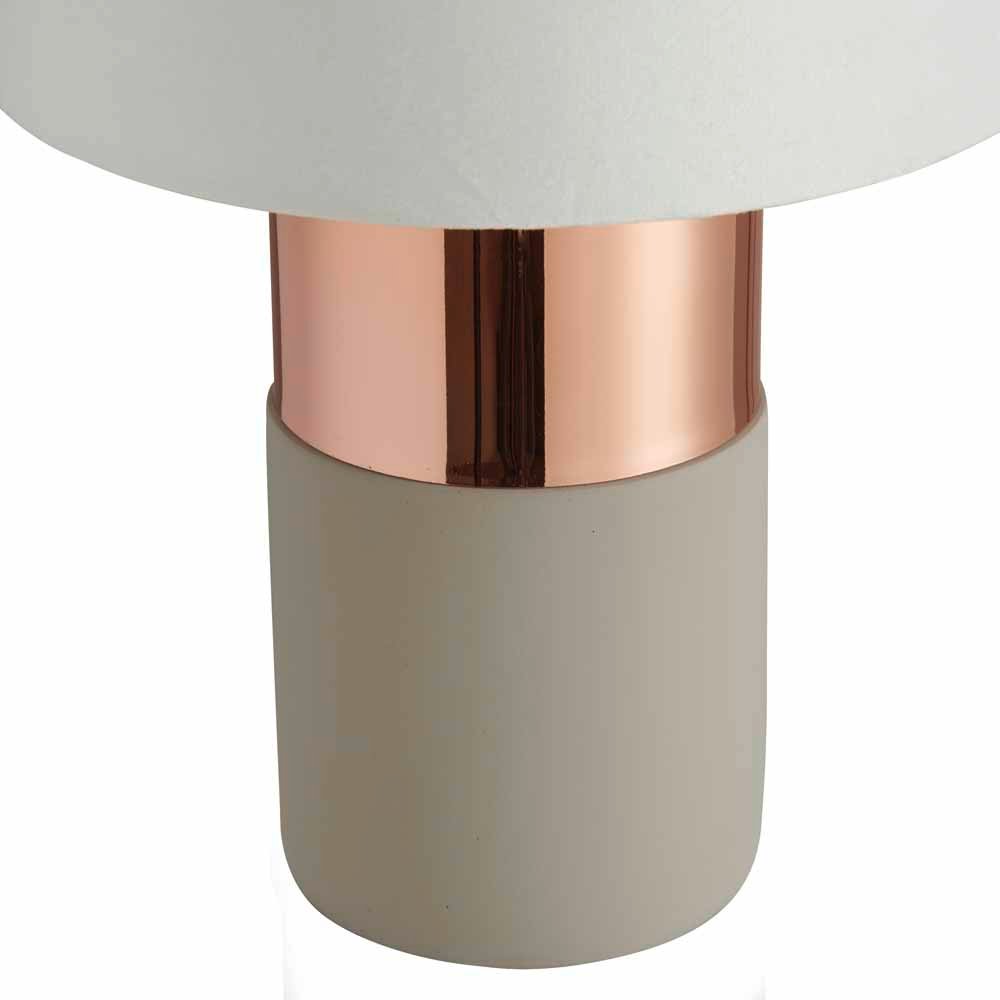 Wilko Concrete Base Table Lamp Image 2