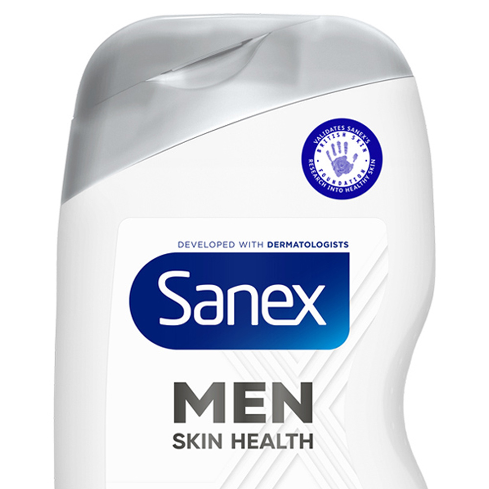 Sanex Men Skin Health Sensitive Care Shower Gel 400ml Image 3