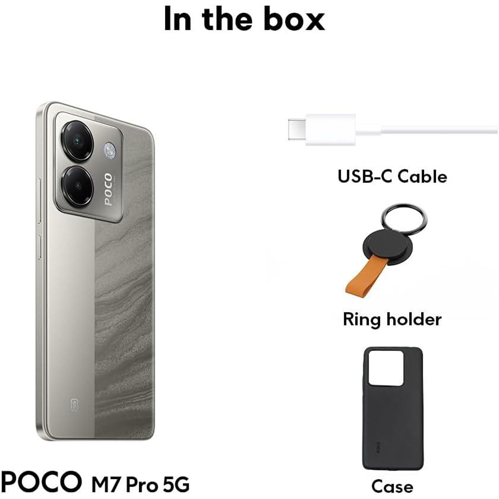 Xiaomi POCO M7 Pro 5G 8GB 256GB 6.67 inch Dual SIM Android Smartphone Silver Image 5