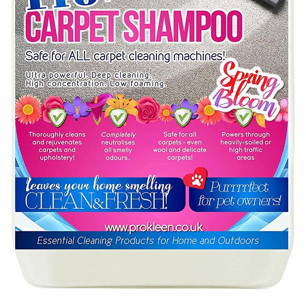 Pro-Kleen Pro+ Carpet Shampoo Spring Bloom Frag 5L Image 3