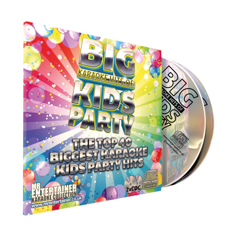 Mr Entertainer Silver Kids Party Karaoke CDG Disks Image 1