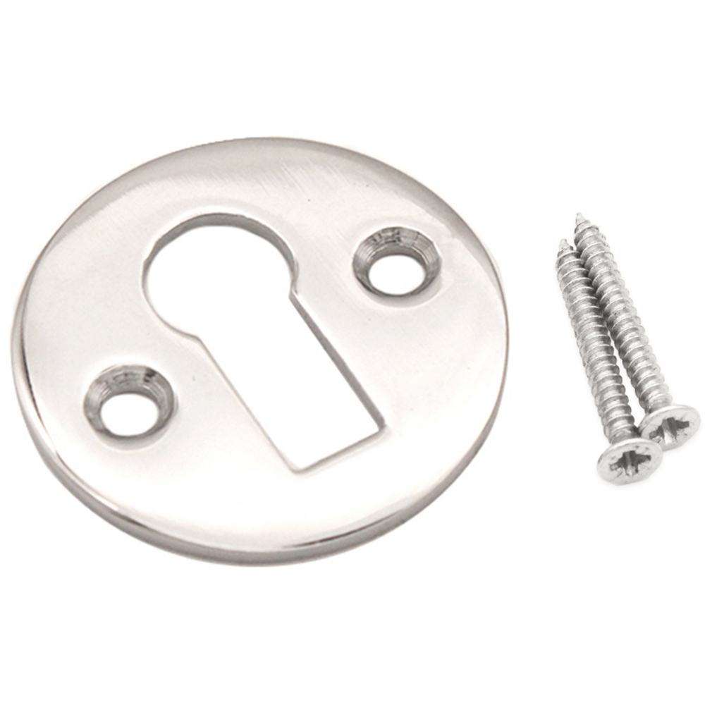 Spira Brass Victorian Polished Chrome Open Keyhole Image 2