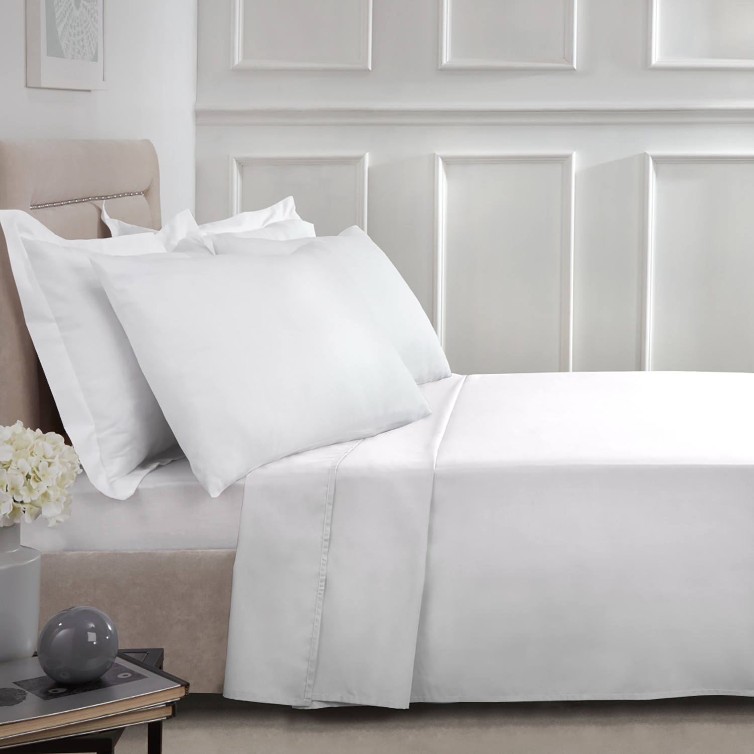 Polycotton Flat Sheet White Image