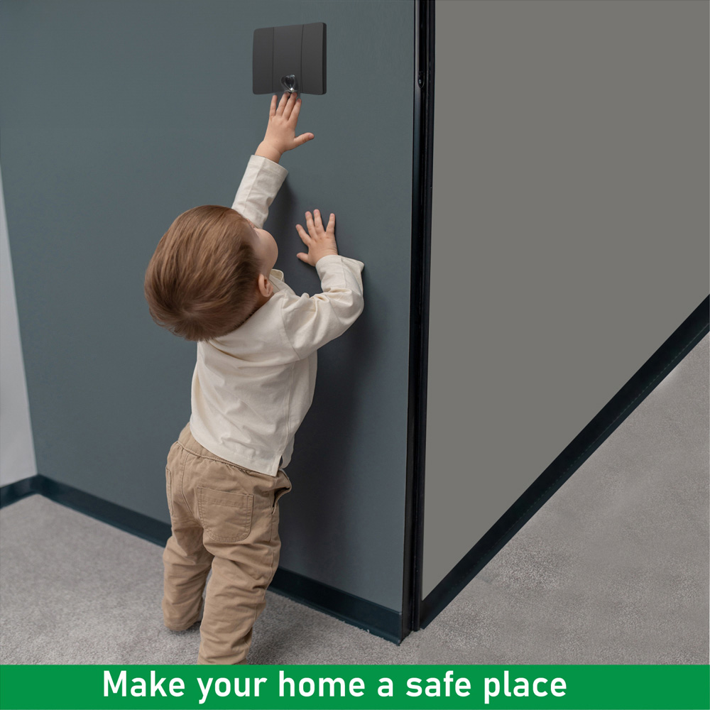 ENER-J 3 Gang Black Wireless Non Dimmable Kinetic Switch Image 4