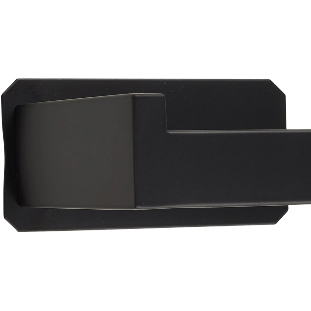 Living and Home 4-Piece Black Self-Adhesive Stainless Steel Bathroom Hardware Set Image 7