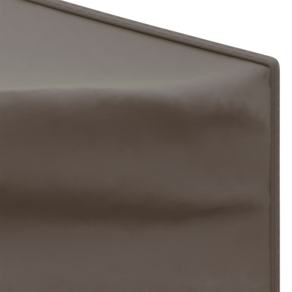 vidaXL 3 x 3m Taupe Foldable Party Tent Image 5