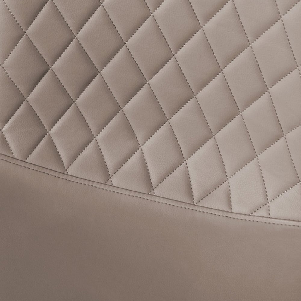 Furniturebox Molini Solara 6 Seater Dining Set White Gloss Cappuccino and Chrome Image 7