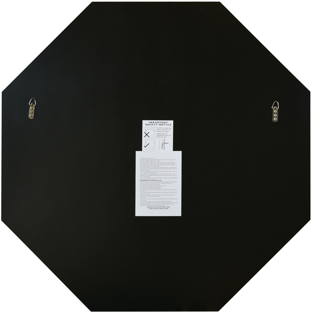 MirrorOutlet The Octa Bevelled Octagonal Wall Mirror 100 x 100cm Image 4