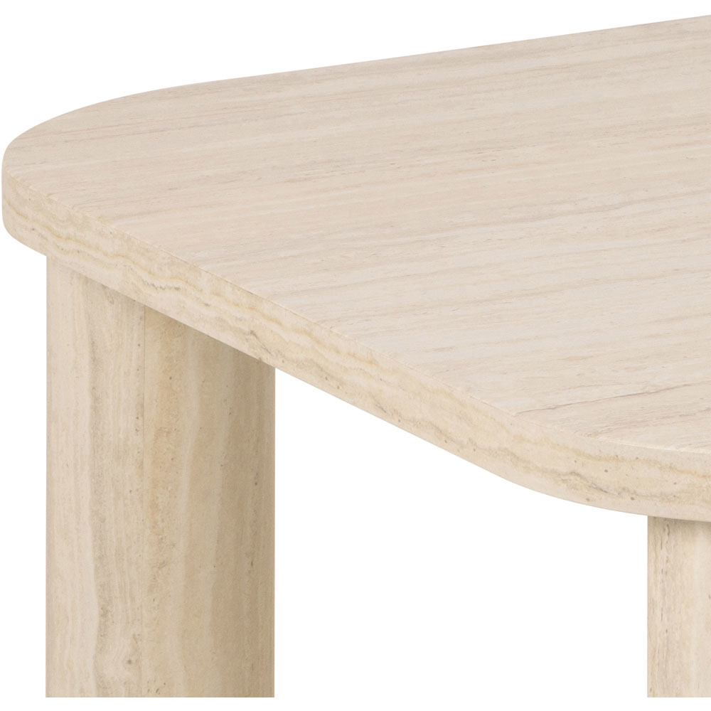 Furniture To Go Solano Light Travertine Square Coffee Table Image 4