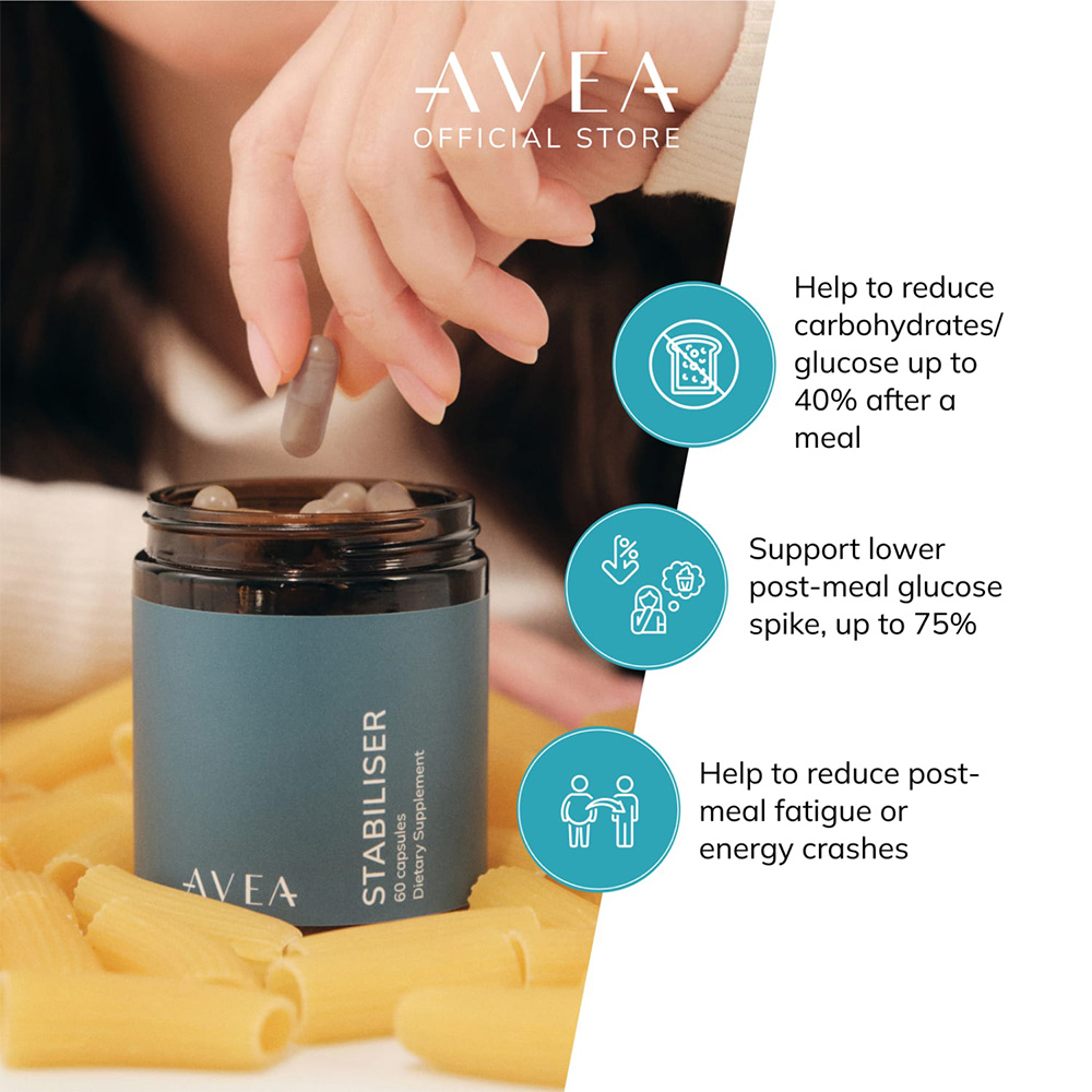 Avea Blood Sugar Stabiliser Capsules 60 Pack Image 3