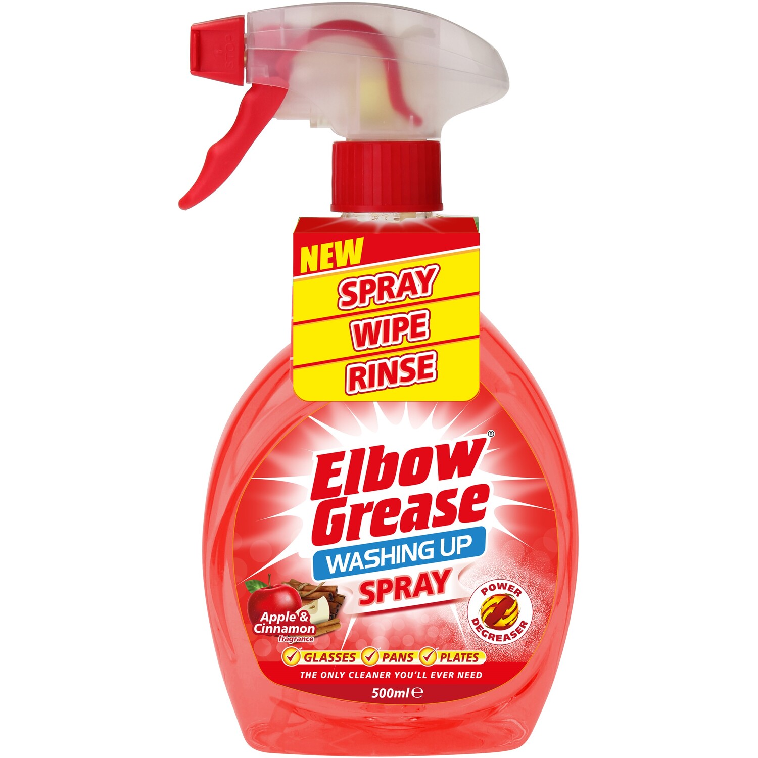 Elbow Grease Washing Up Spray - Apple and Cinnamon Image