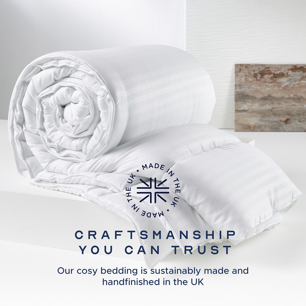 Snuggledown Single White Scandinavian Hollowfibre Duvet  10.5 Tog Image 5