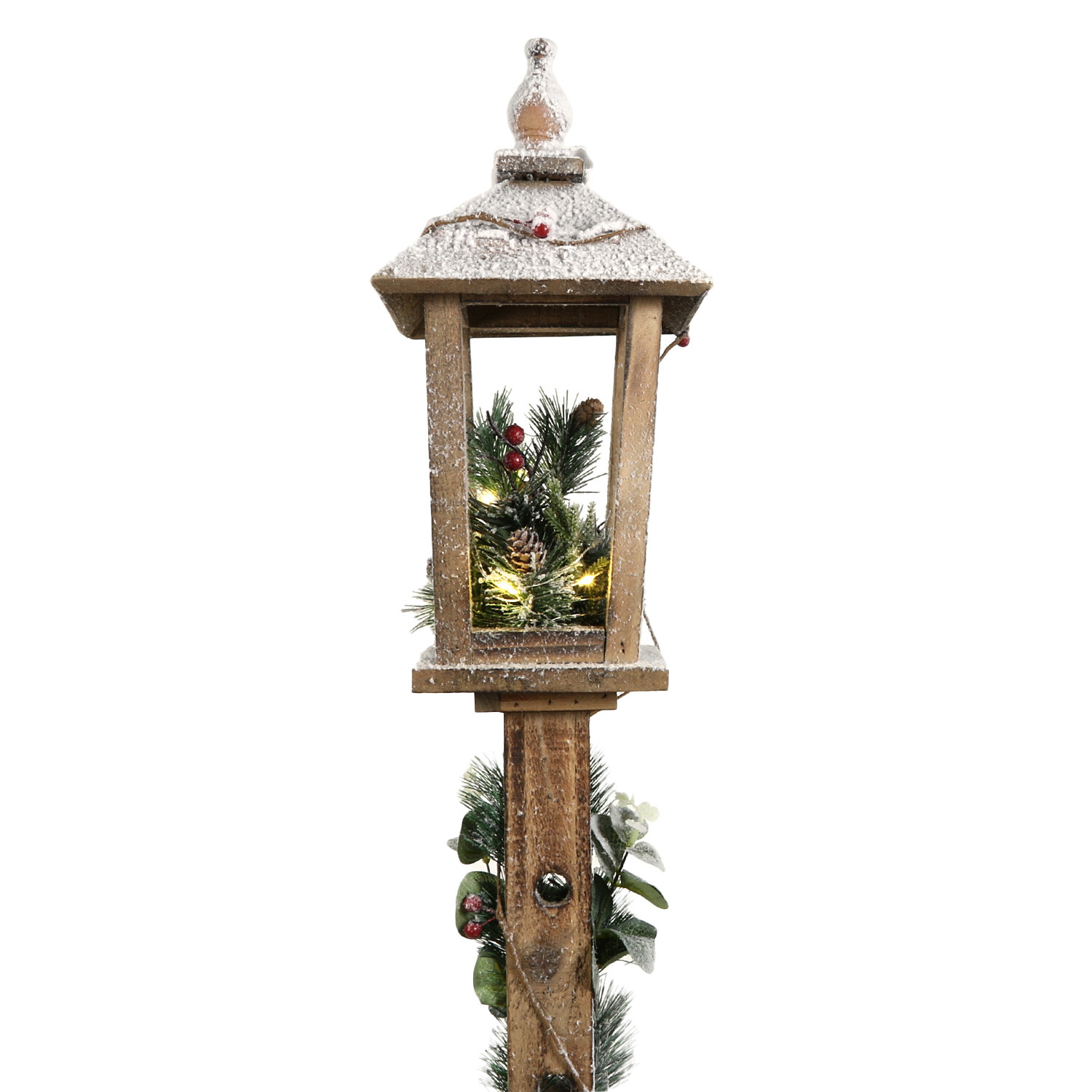 Natural Wooden Lantern Decoration Ornament Image 5