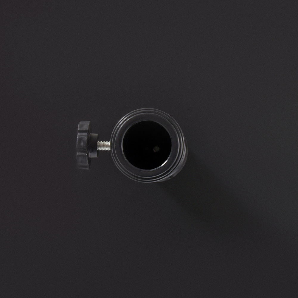 Outsunny Black Parasol Base Image 5