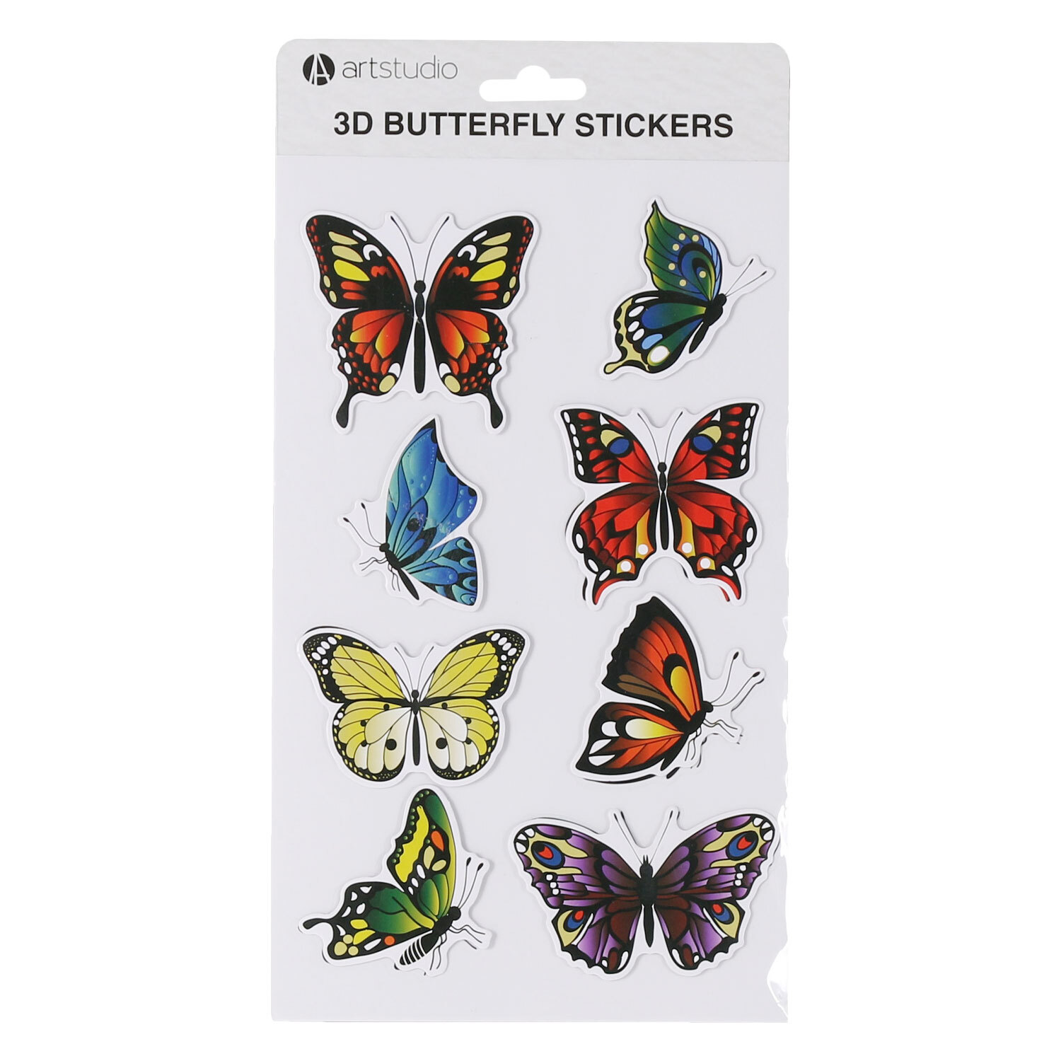 Art Studio 3D Butterfly Stickers Image 2