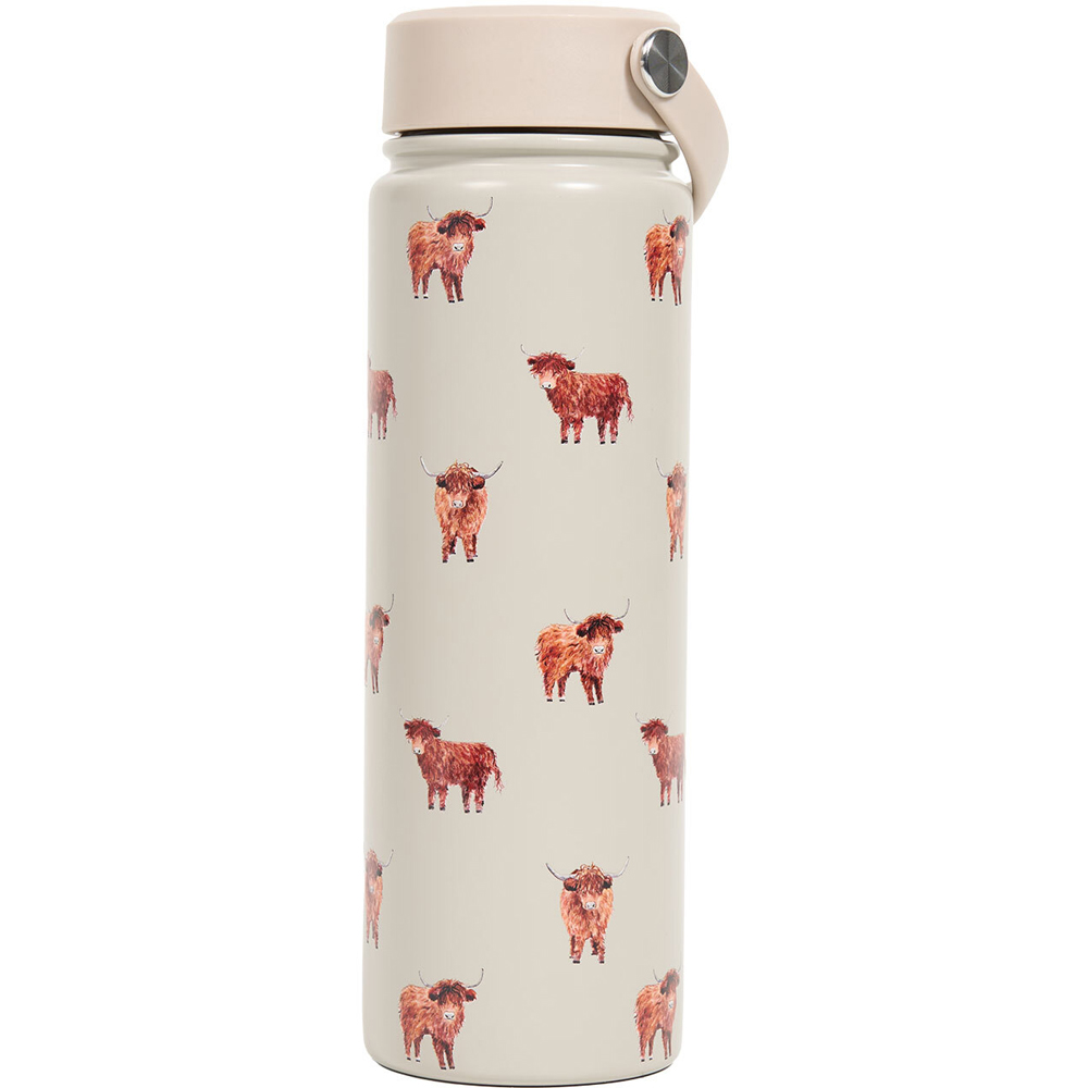Highland Cow Stainless Steel Bottle with Lid Image 8