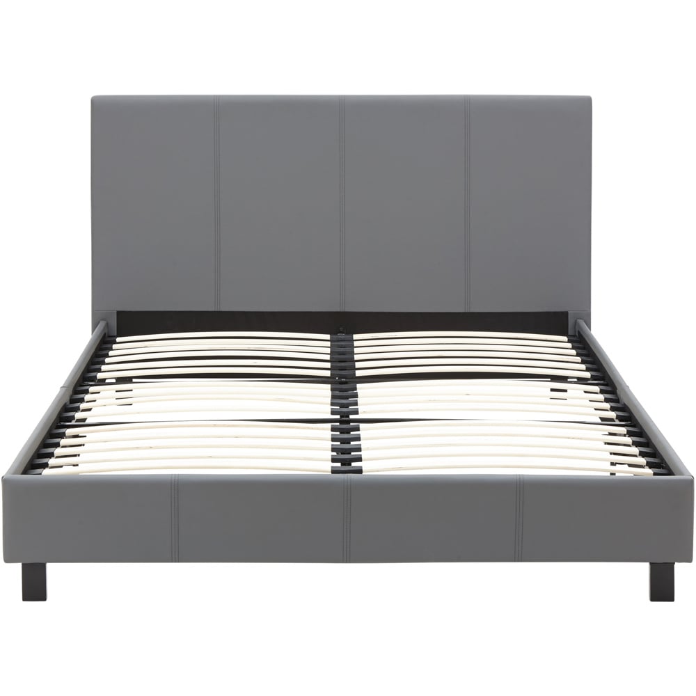 GFW Small Double Grey Bed In A Box Image 3