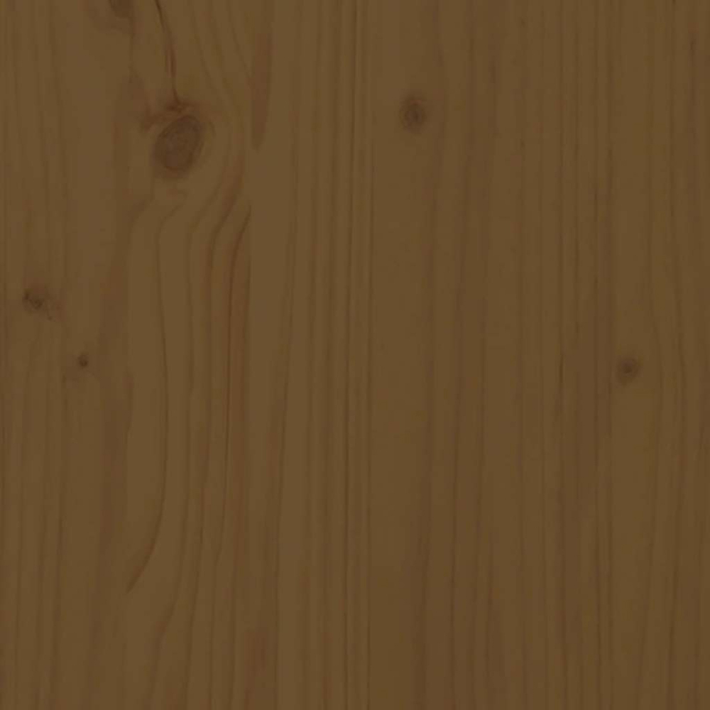 vidaXL Honey Brown Solid Pine Wood Garden Planter 39 x 82.5 x 82.5cm Image 7