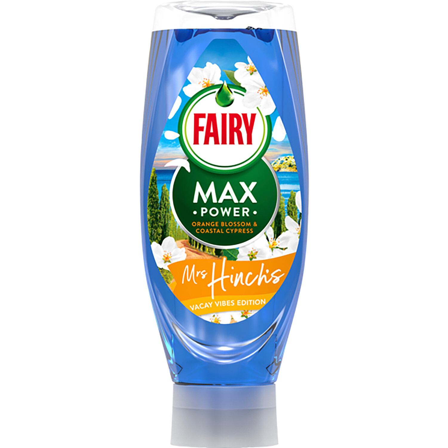 Fairy Max Power Washing Up Liquid  - Orange Blossom and Coastal Cypress Image