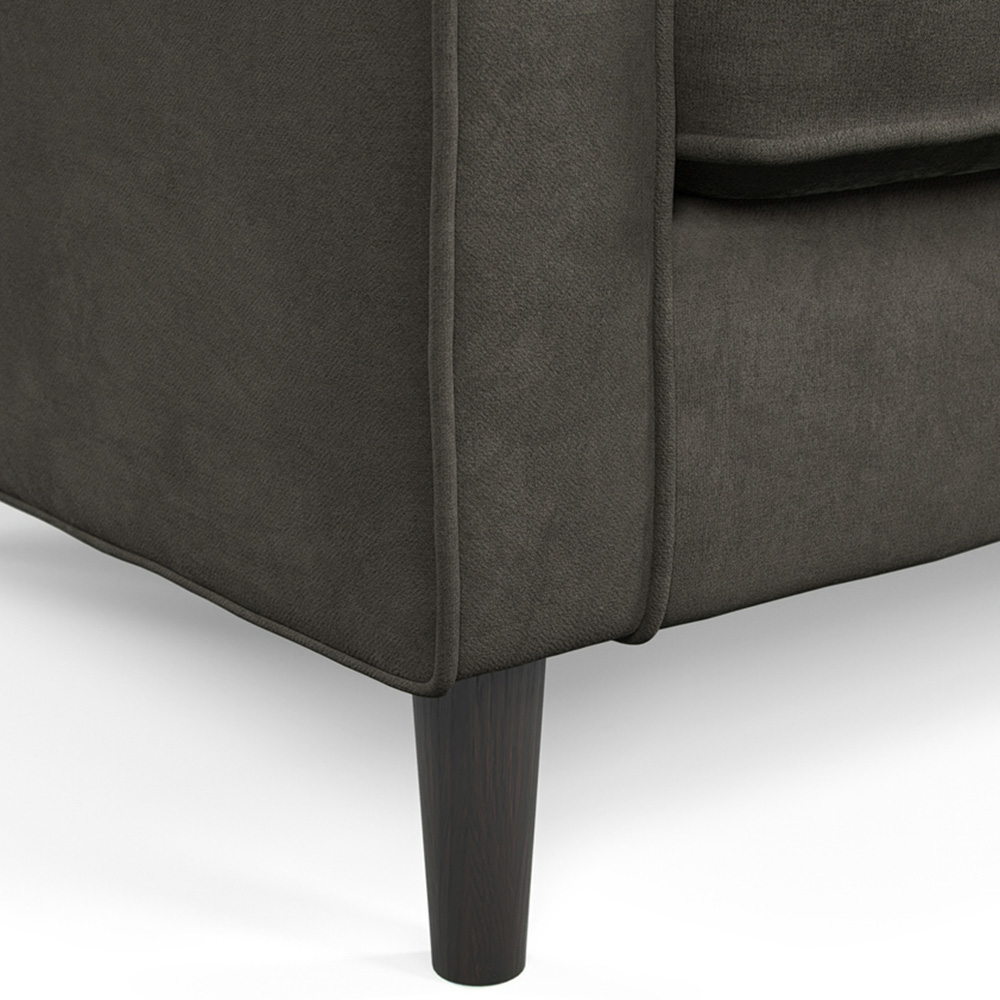 Eden Graphite Chenille Armchair Image 3