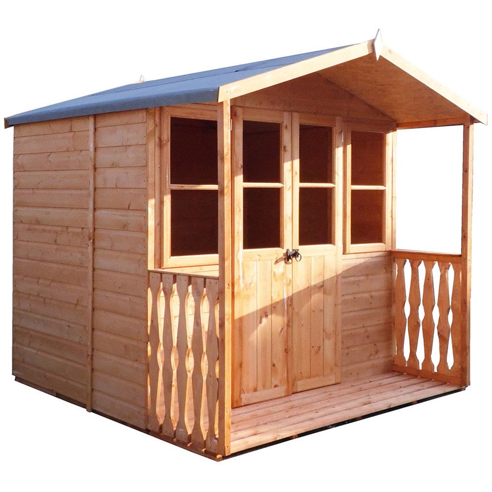 Shire Houghton 7 x 7ft Double Door Traditional Summerhouse Image 1
