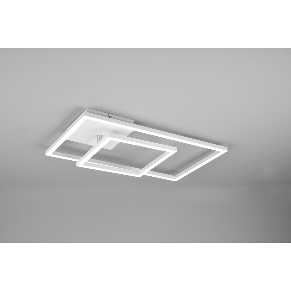 TRIO Padella Matt White LED Ceiling Light Image 4