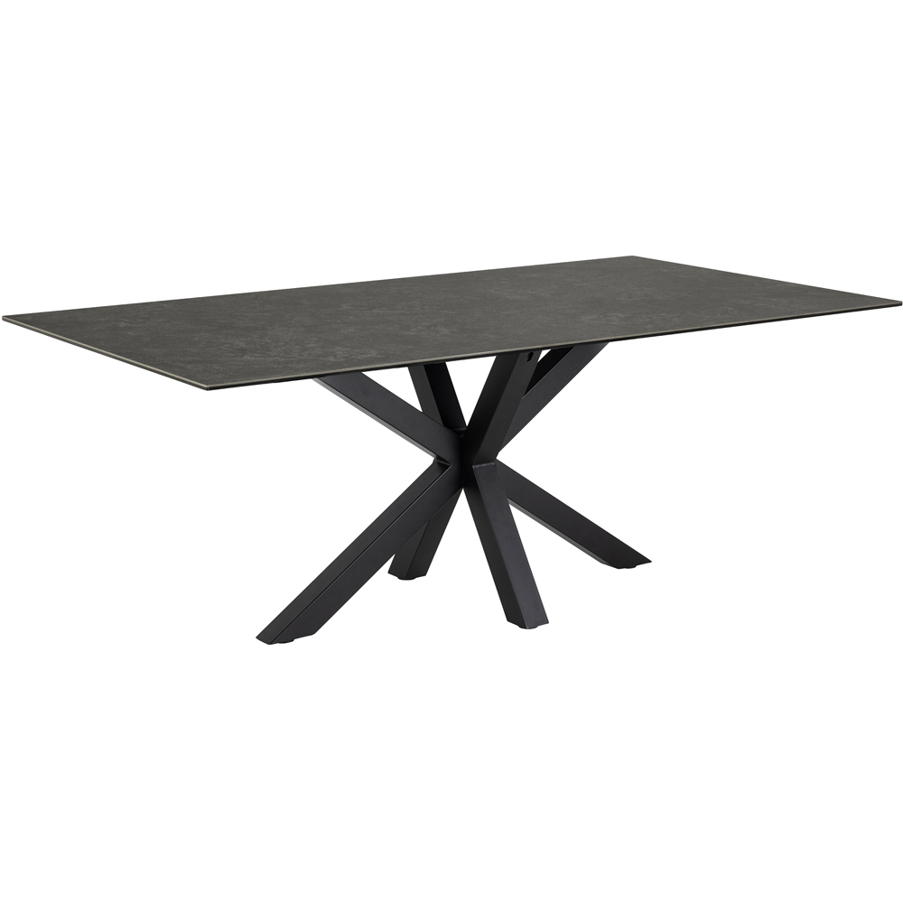Florence Heaven Ceramic 8 Seater Dining Table Black Image 2