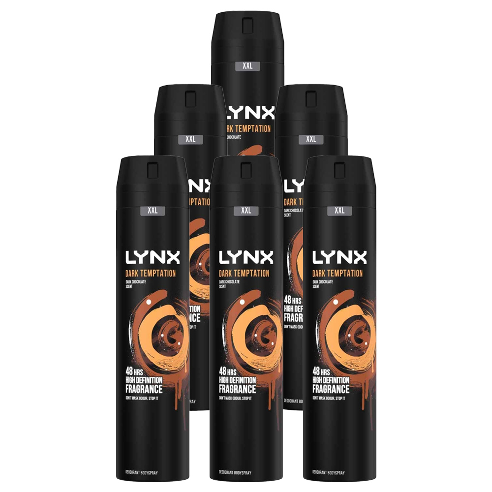 Lynx XXL Dark Temptation Dry Anti Perspirant Case of 6 x 250ml Image 1