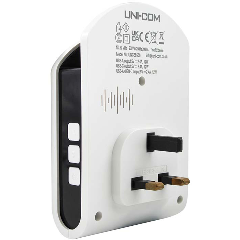 Uni-Com Door Chime with USB Charger Image 3