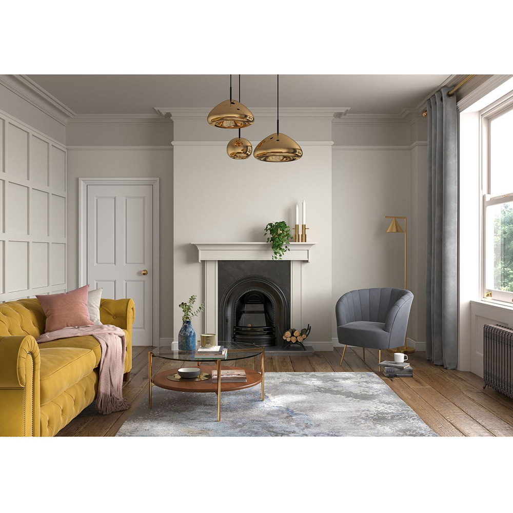 Dulux Heritage Walls and Ceilings Quartz Grey Velvet Matt Emulsion Paint 2.5L Image 4