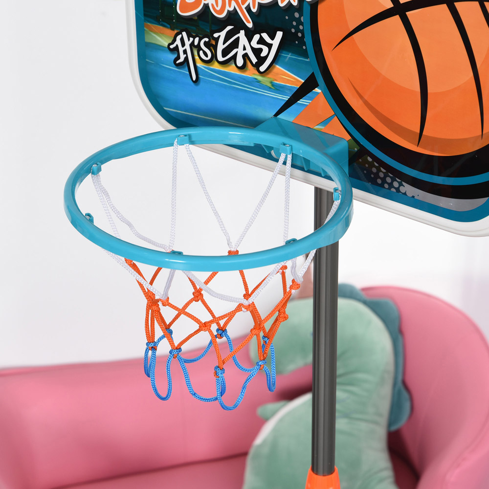 HOMCOM Kids Adjustable Basketball Hoop Set Image 2