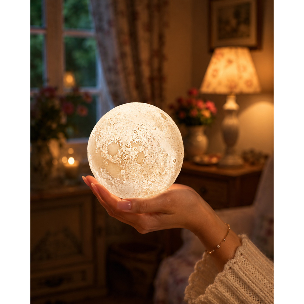Avilo USB Rechargeable Moon Lamp Image 3