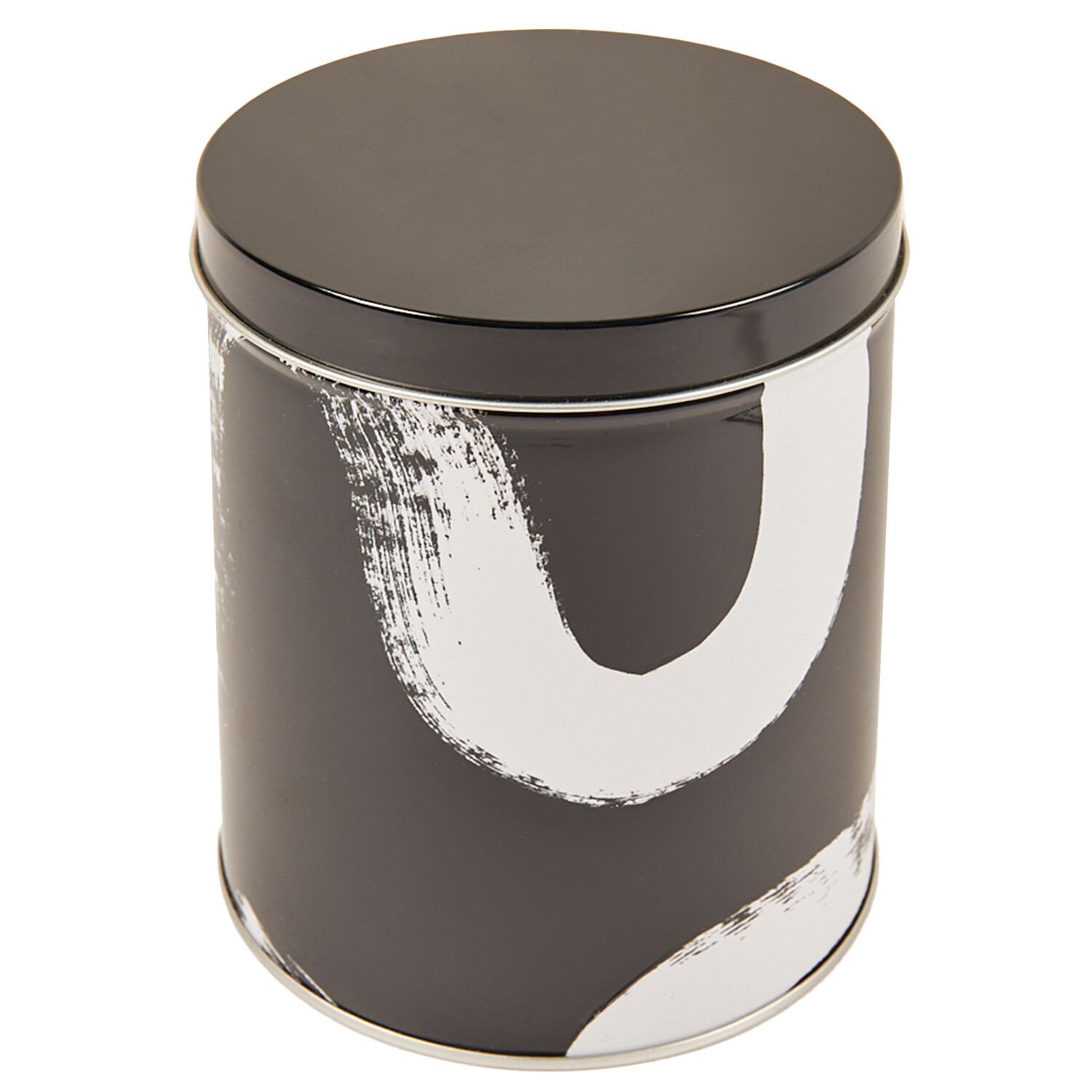 Inkwell Round Metal Tin - Black Image 2